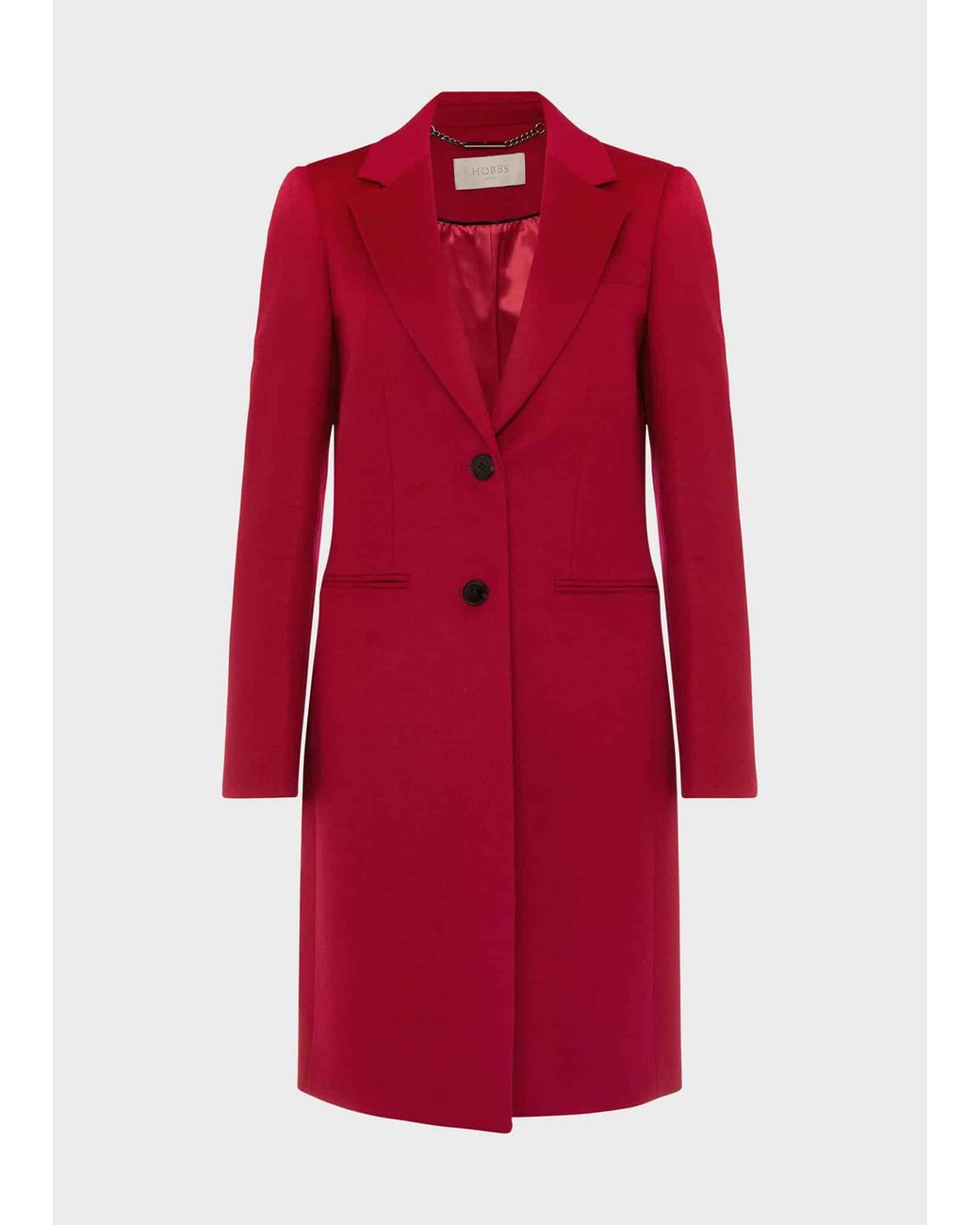 petite red wool coat