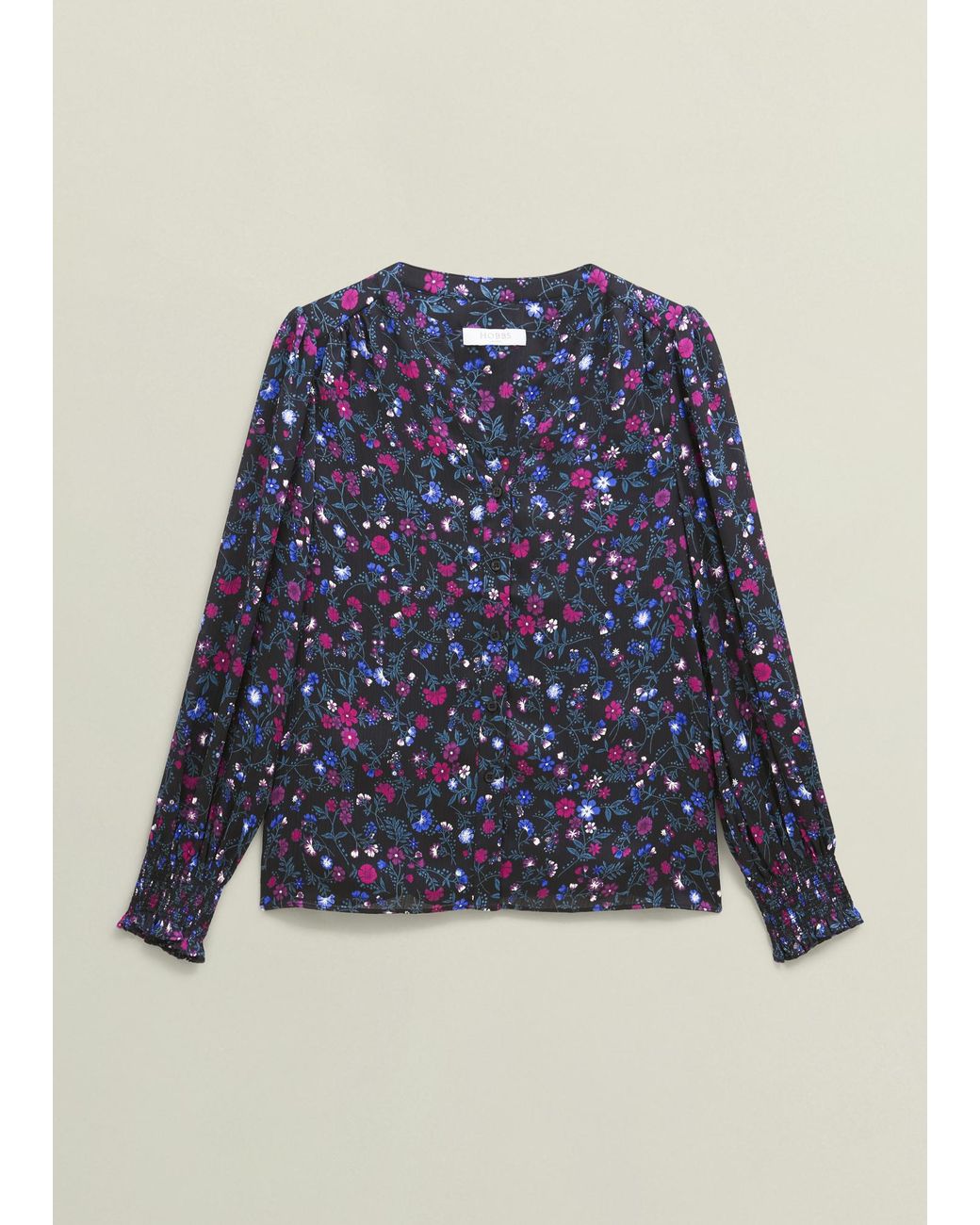 Hobbs Black Tasha Blouse
