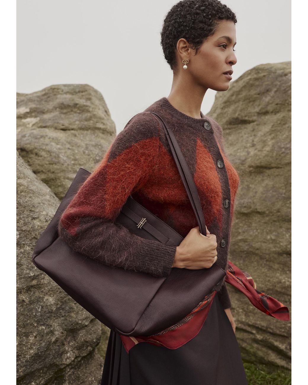 Hobbs Brown Myla Leather Tote
