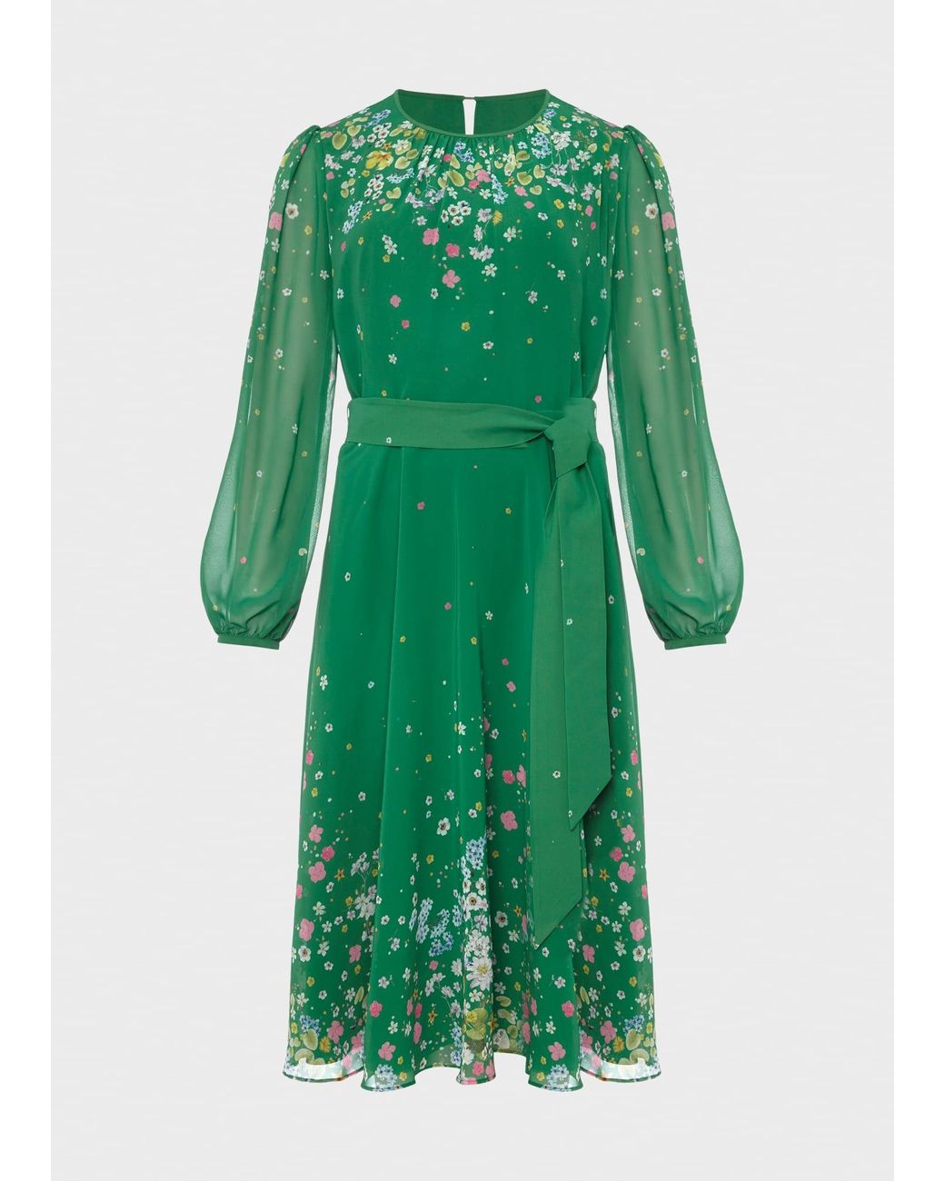 Hobbs Green Petite Maria Floral Dress