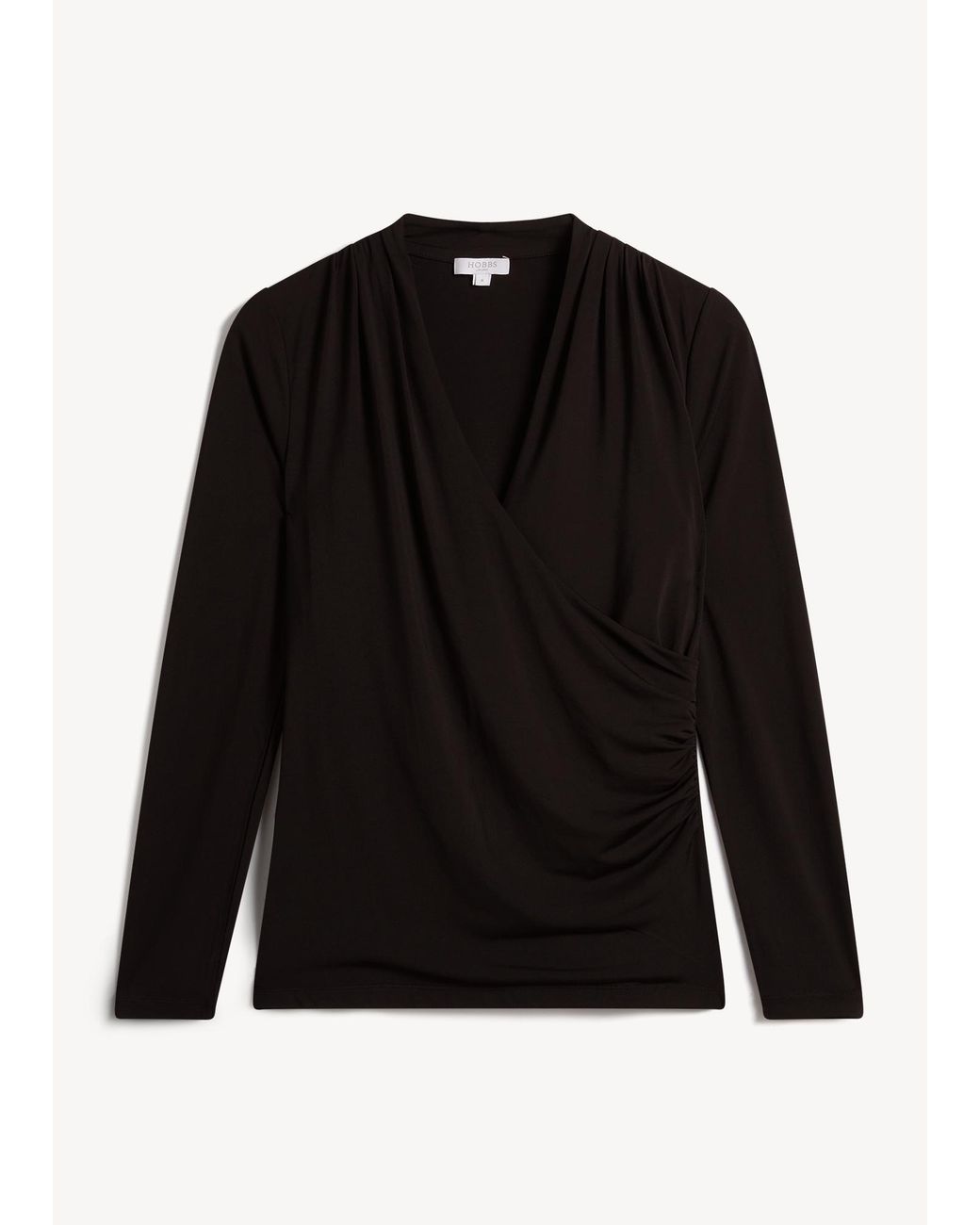 Hobbs Black Marina Wrap Top