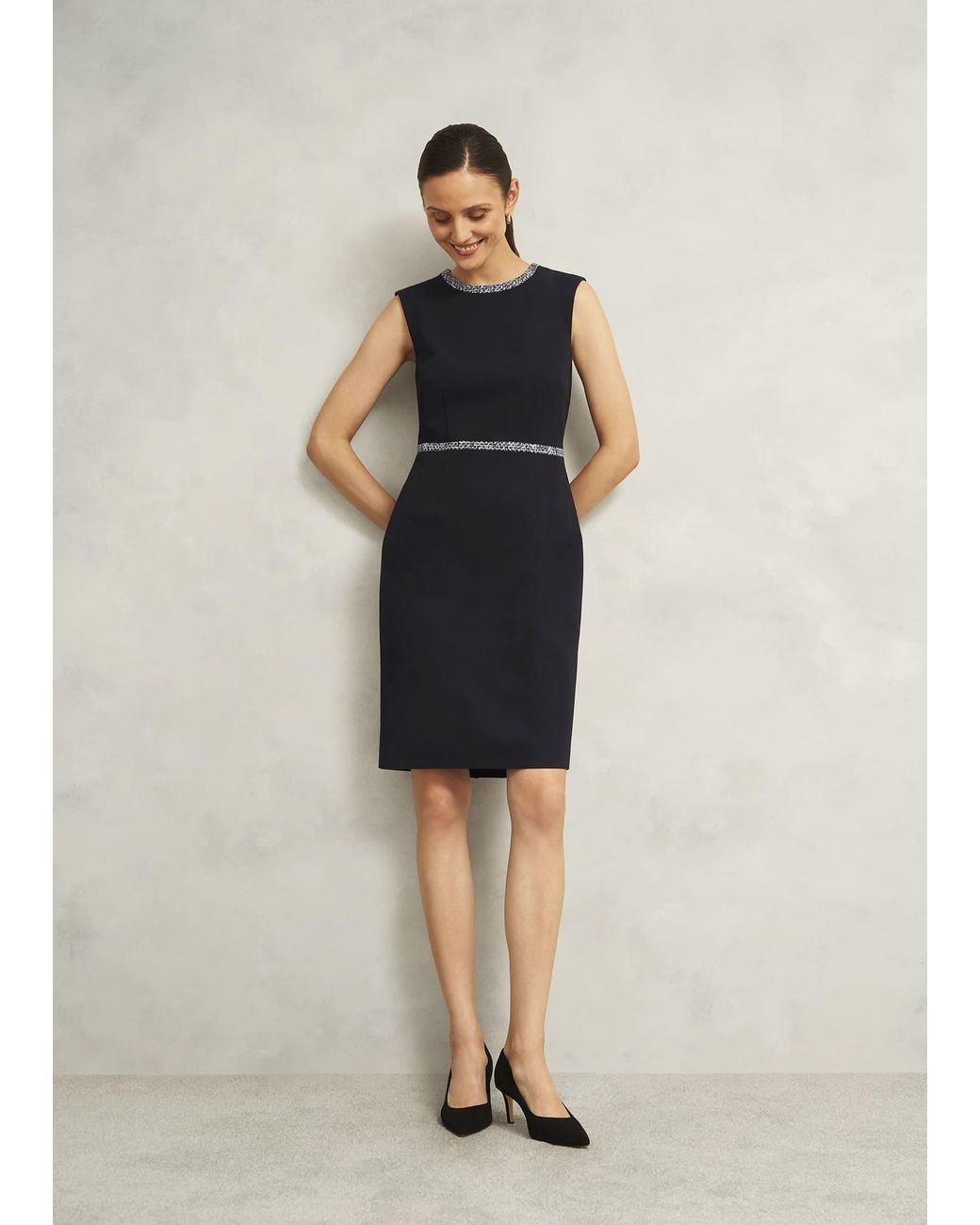 Hobbs Black Joyce Dress