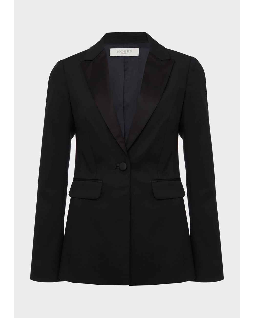 Hobbs Black Lilian Tux Jacket