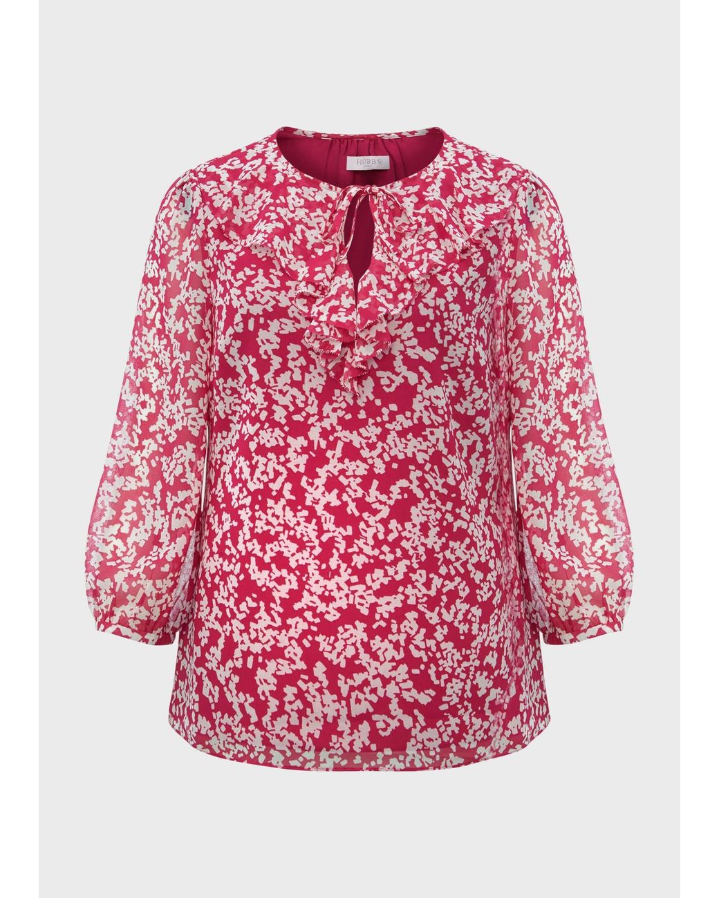 Hobbs Pink Demi Blouse