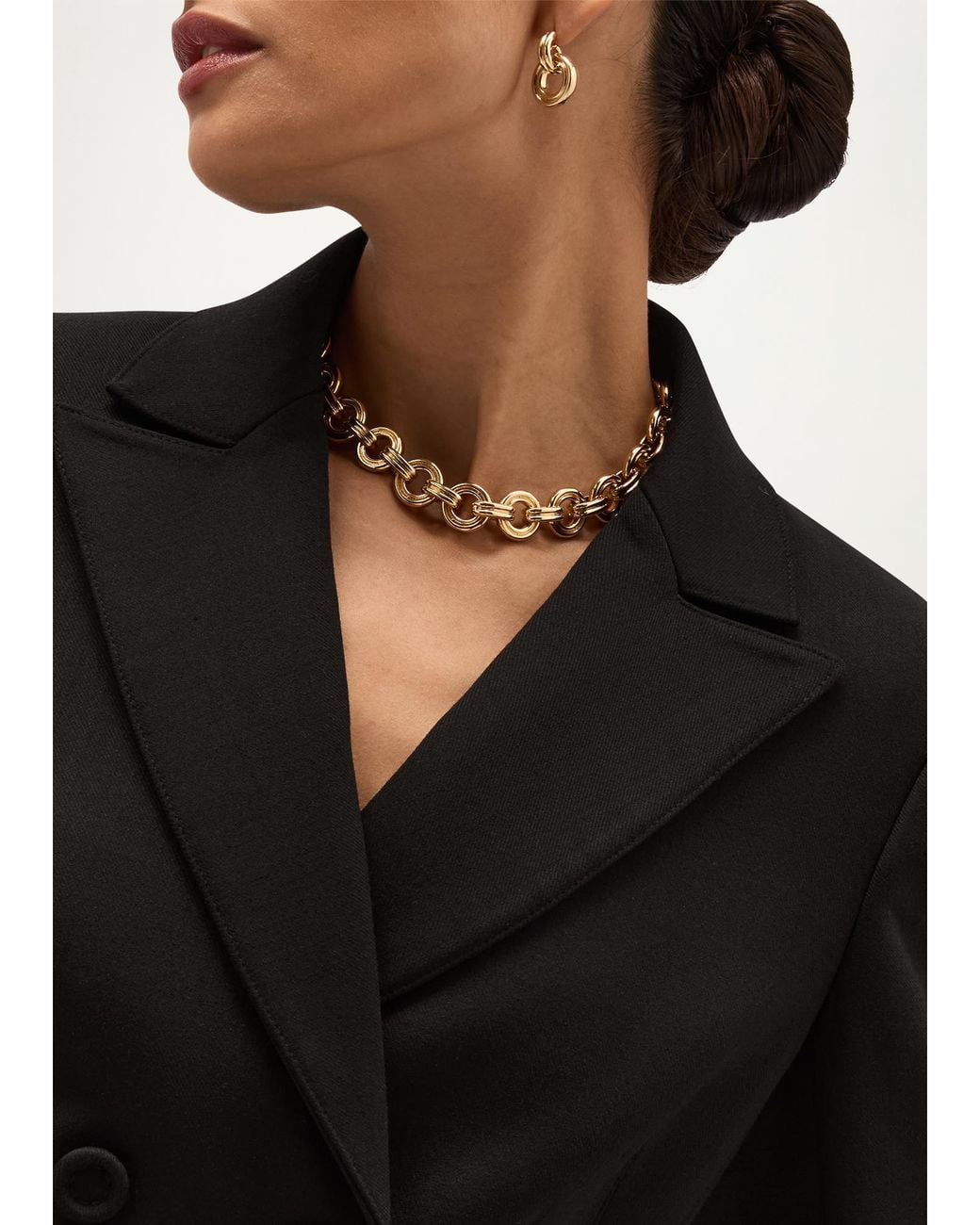 Hobbs Metallic Jackie Necklace