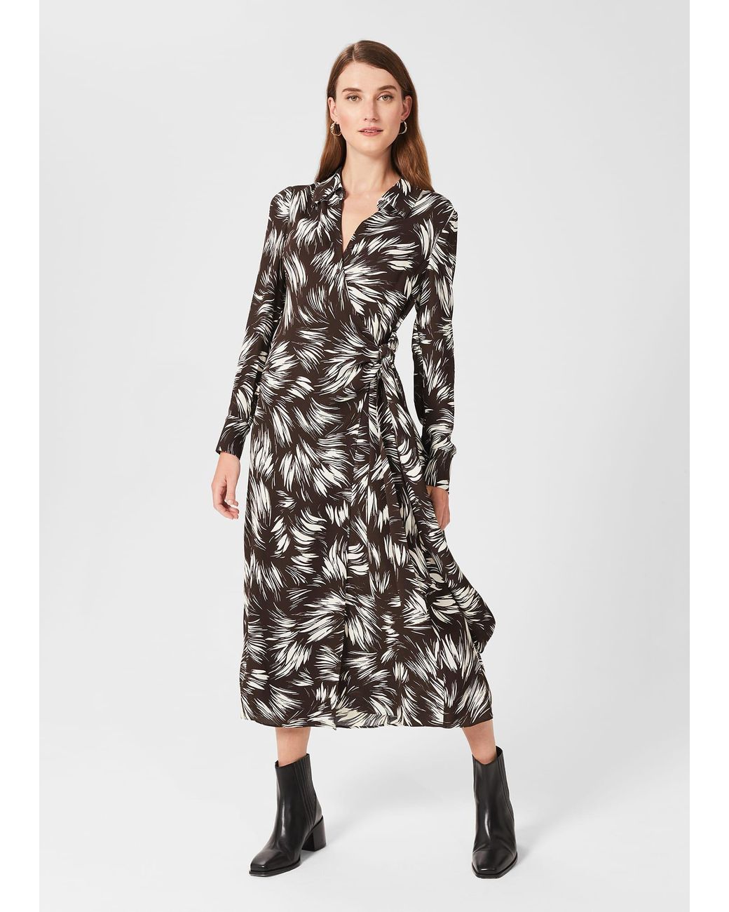 Hobbs Multicolor Nieve Printed Dress