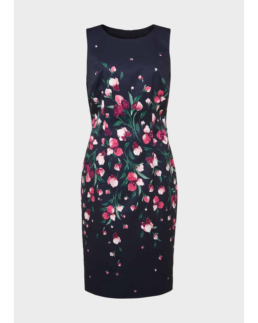 Hobbs Blue Moira Floral Shift Dress