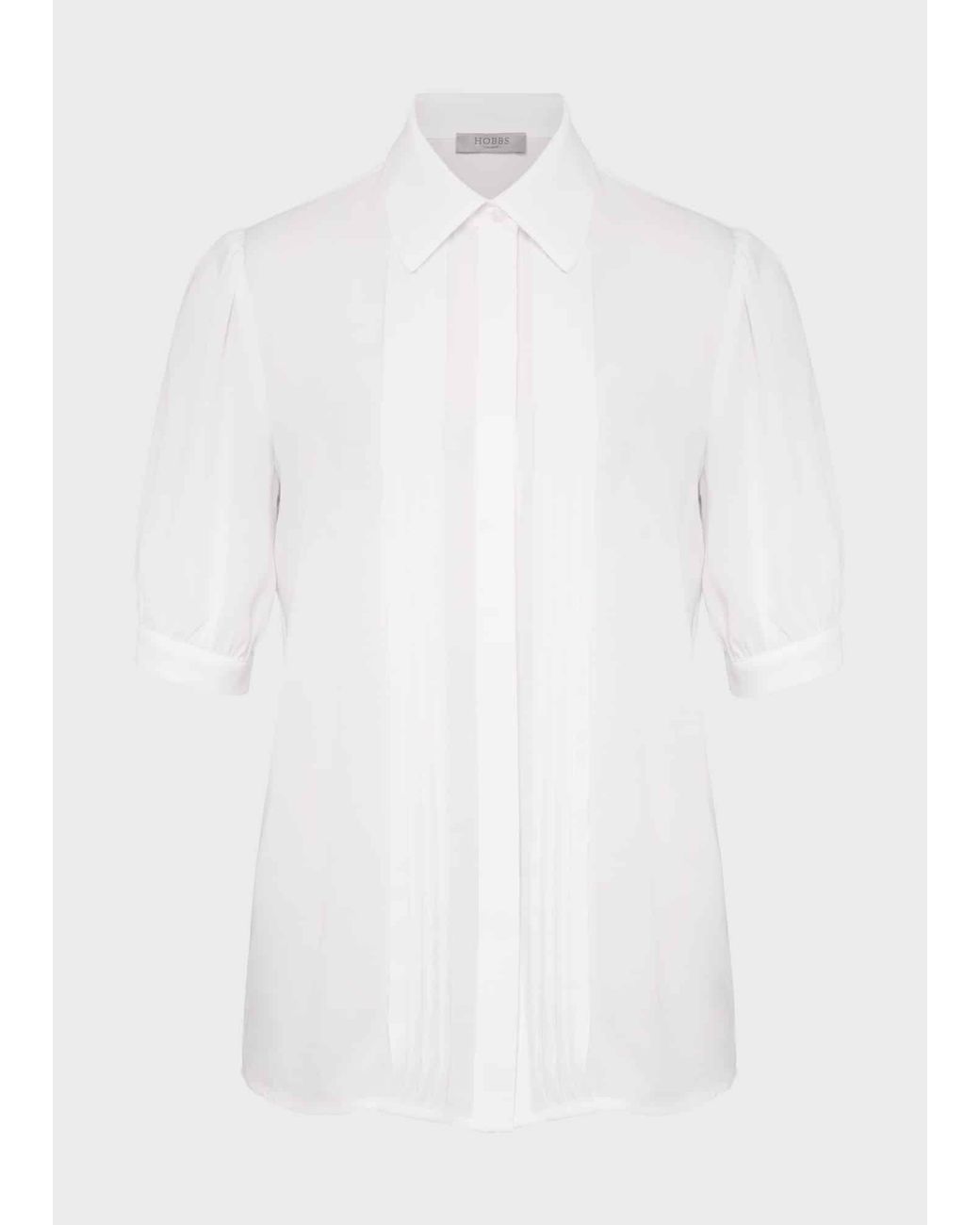 Hobbs White Ana Blouse