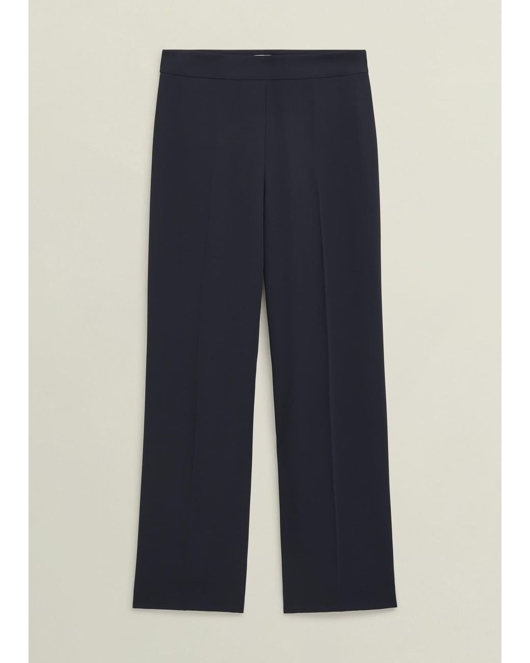 Hobbs Blue Mel Wide Trousers