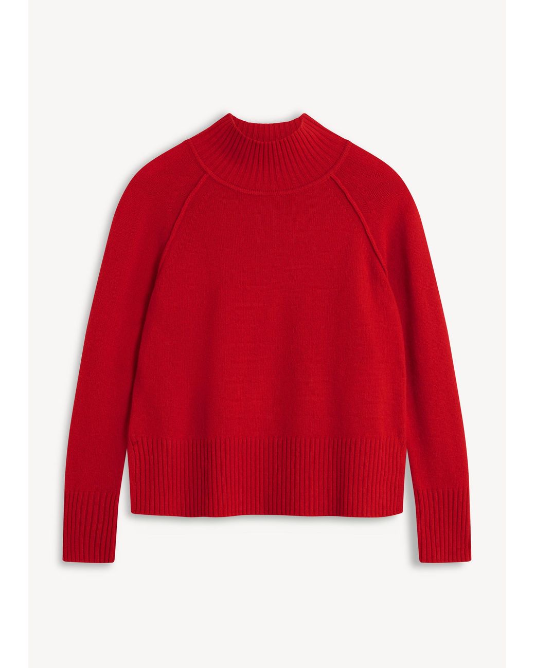 Hobbs Red Lorraine Jumper With Wool