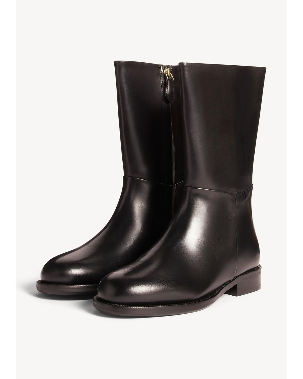Hobbs Black Dani Leather Ankle Boots