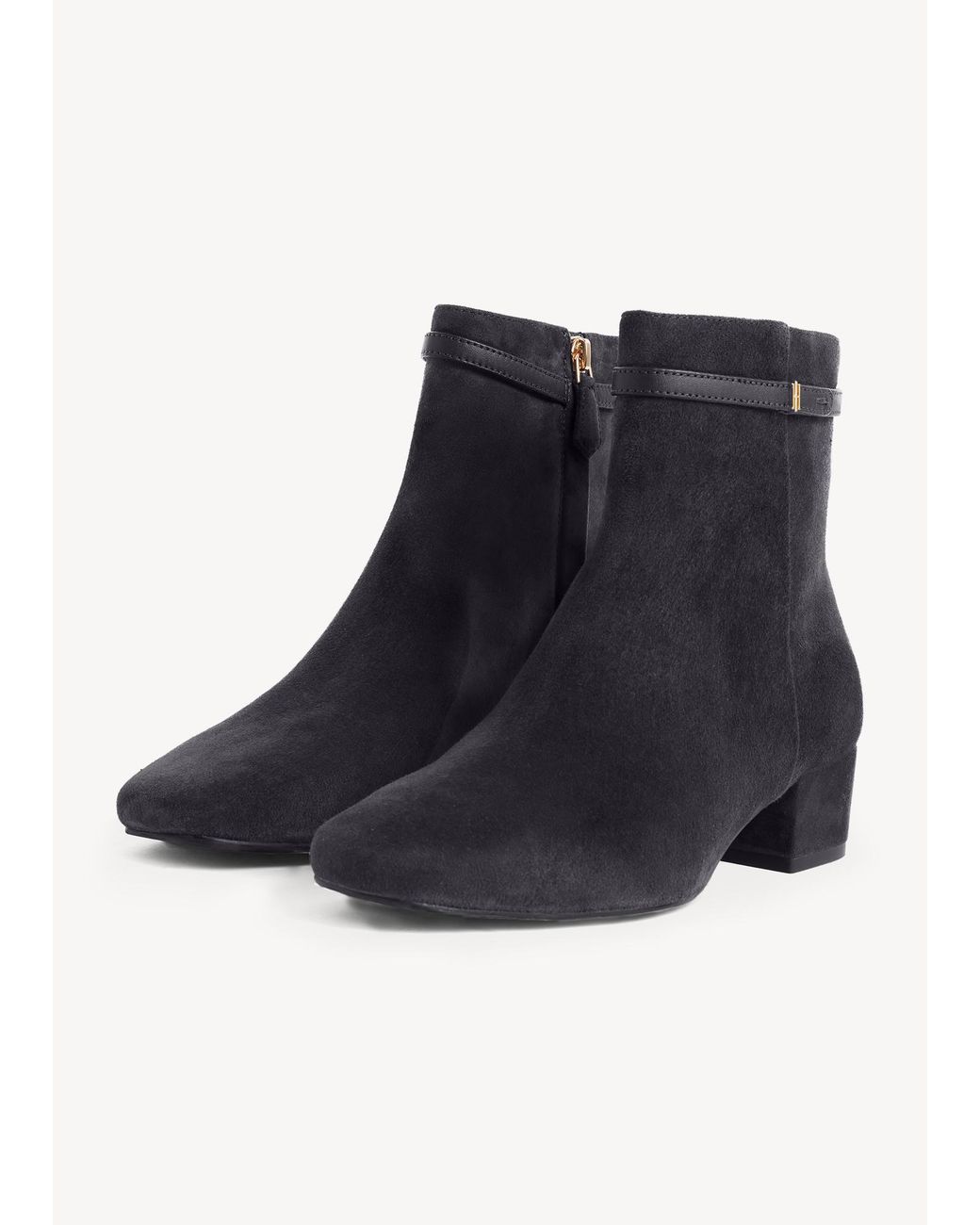 Hobbs Blue Payton Suede Ankle Boots