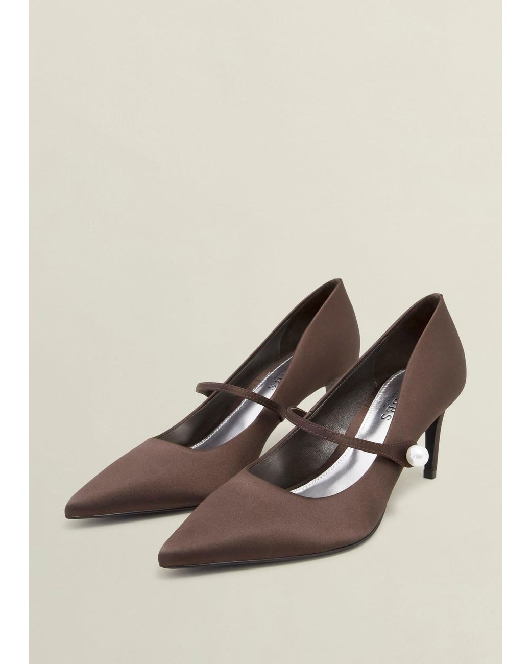 Hobbs Natural Blake Mary Jane Satin Courts