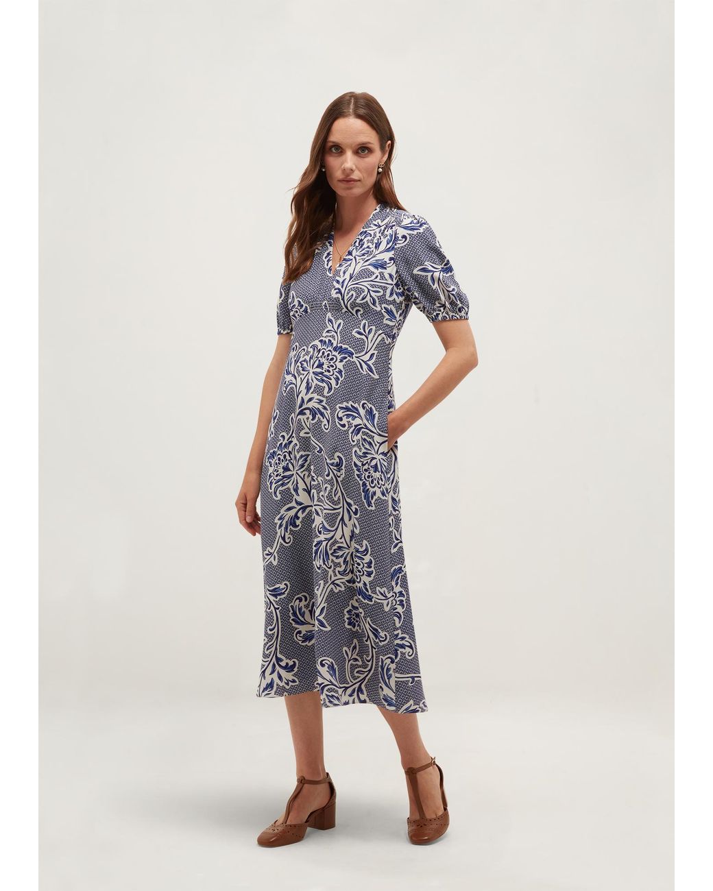 Hobbs Multicolor Petite Sidonie Dress