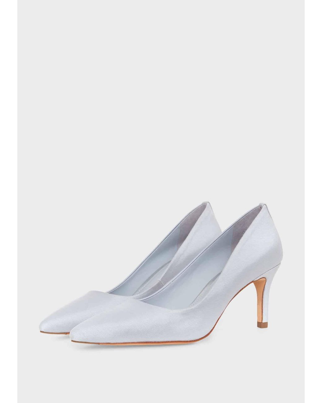 Hobbs White Luana Court Shoes