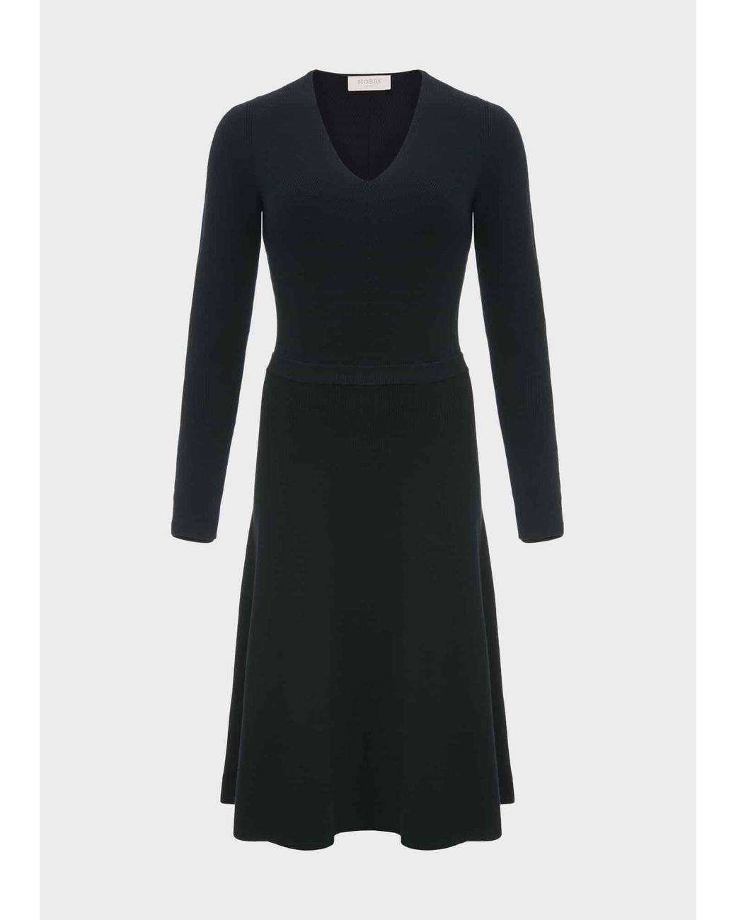 Hobbs Black Joy Knitted Dress