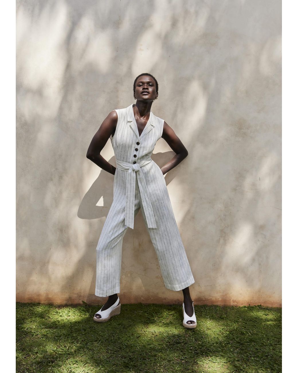 Hobbs Natural Destiny Linen Jumpsuit