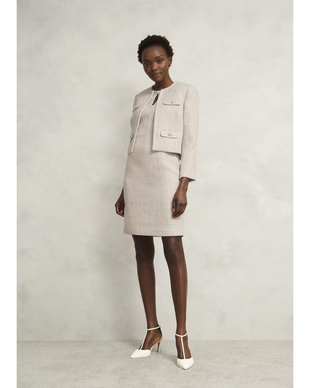 Hobbs Natural Oriana Tweed Jacket