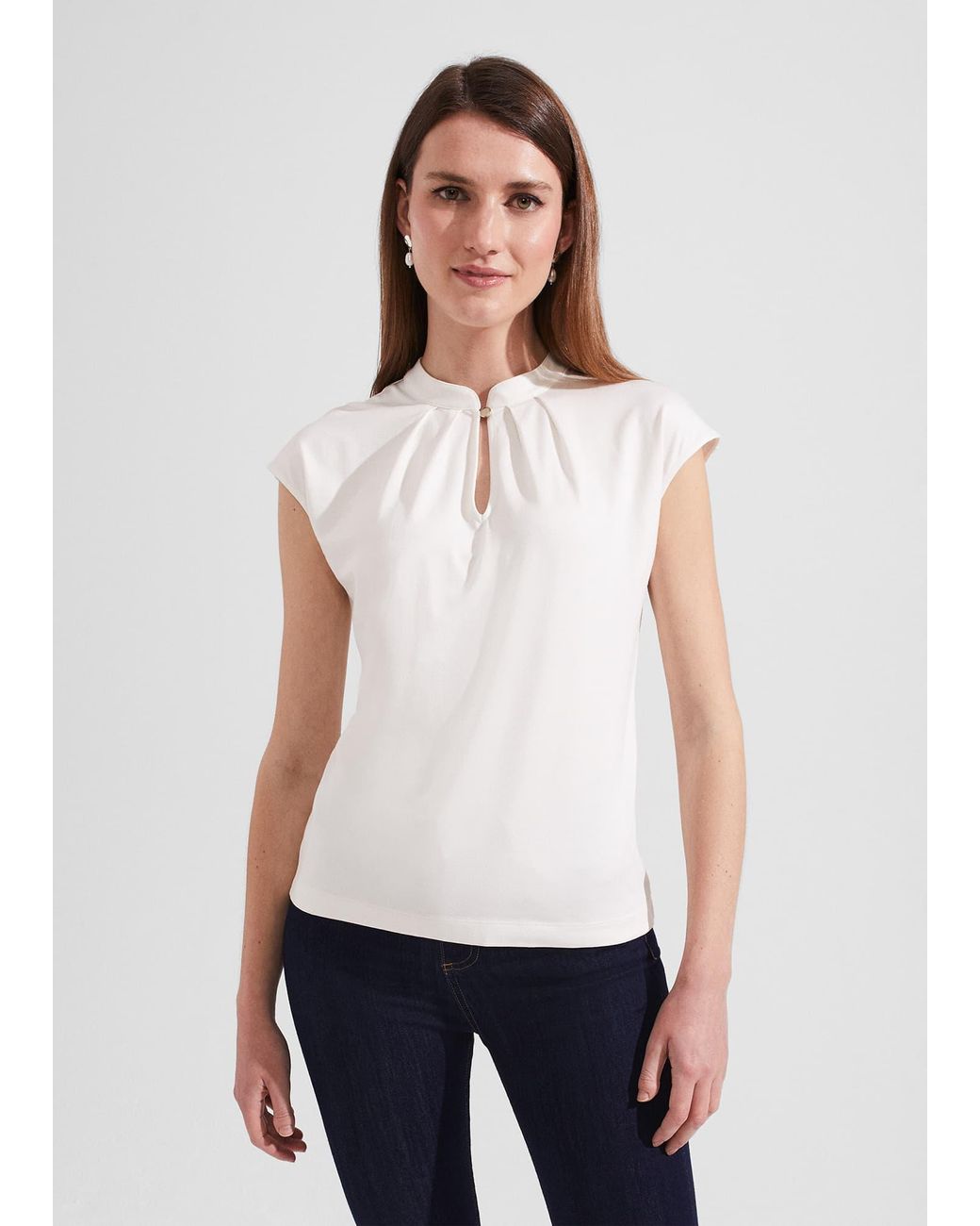 Hobbs White Maeve Top