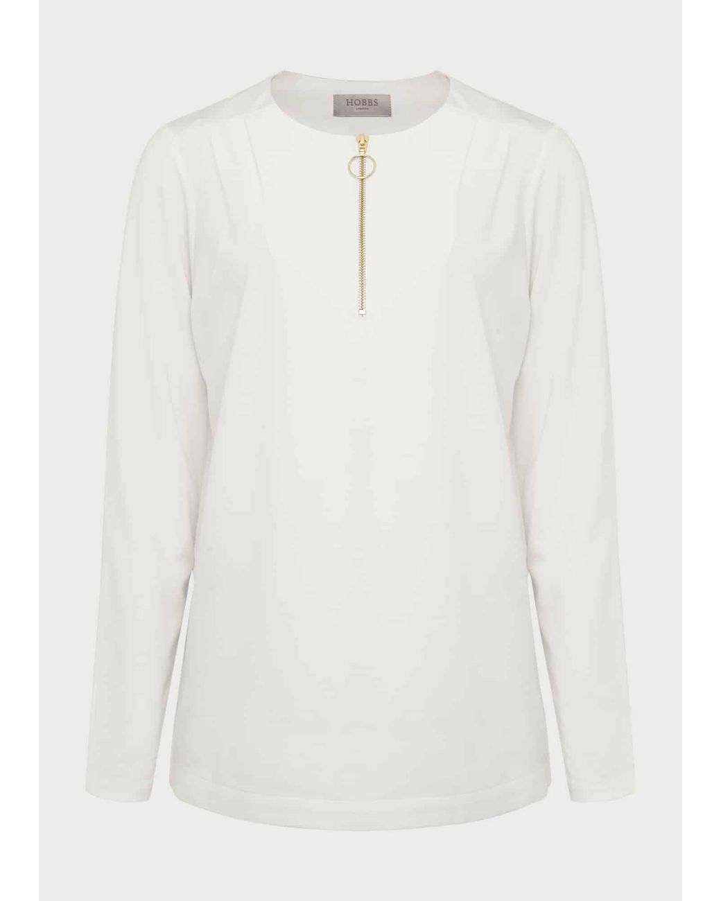 Hobbs White Kelsey Tunic Top
