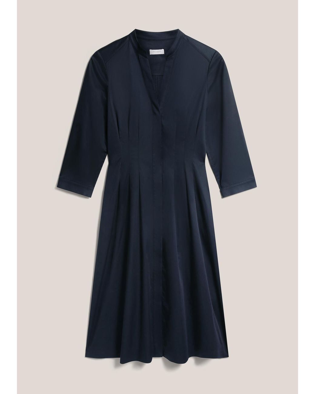 Hobbs Blue Emmaline Cotton Dress