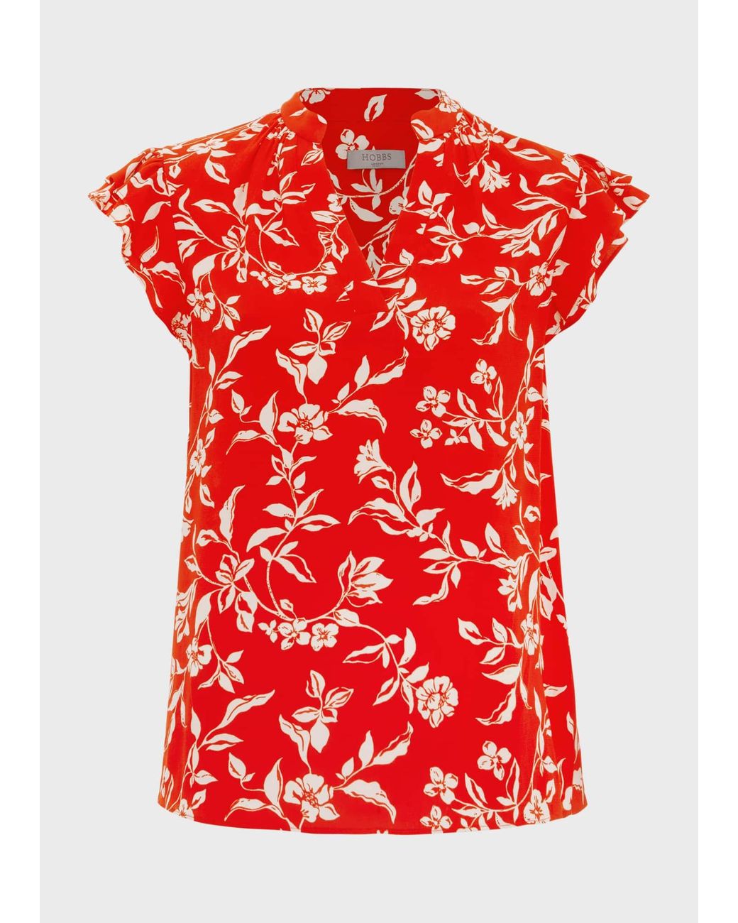 Hobbs Red Cleo Top