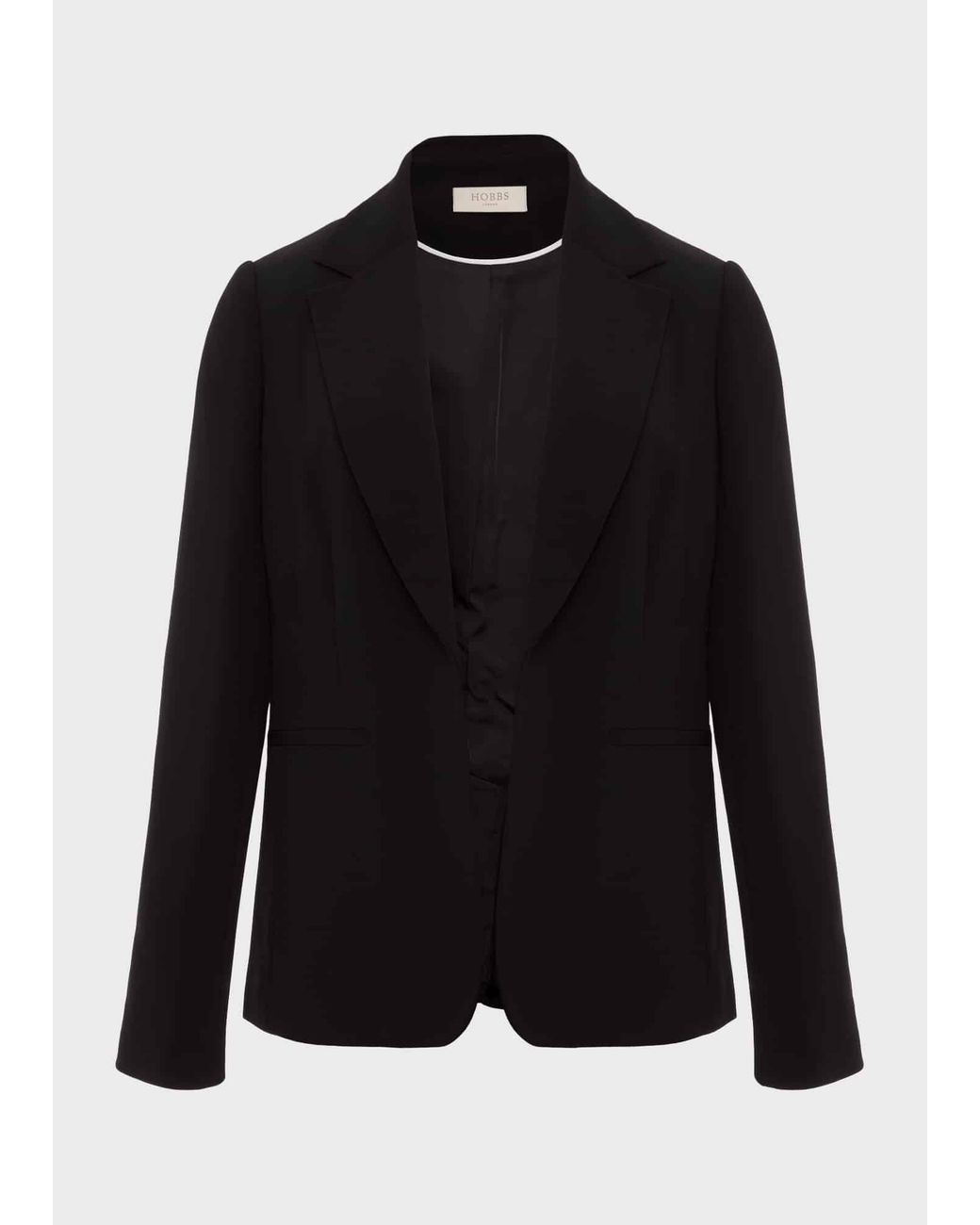 Hobbs Black Vanessa Crepe Jacket