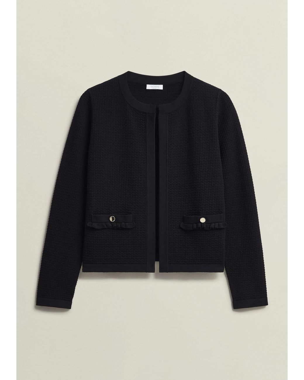 Hobbs Black Petra Knitted Jacket