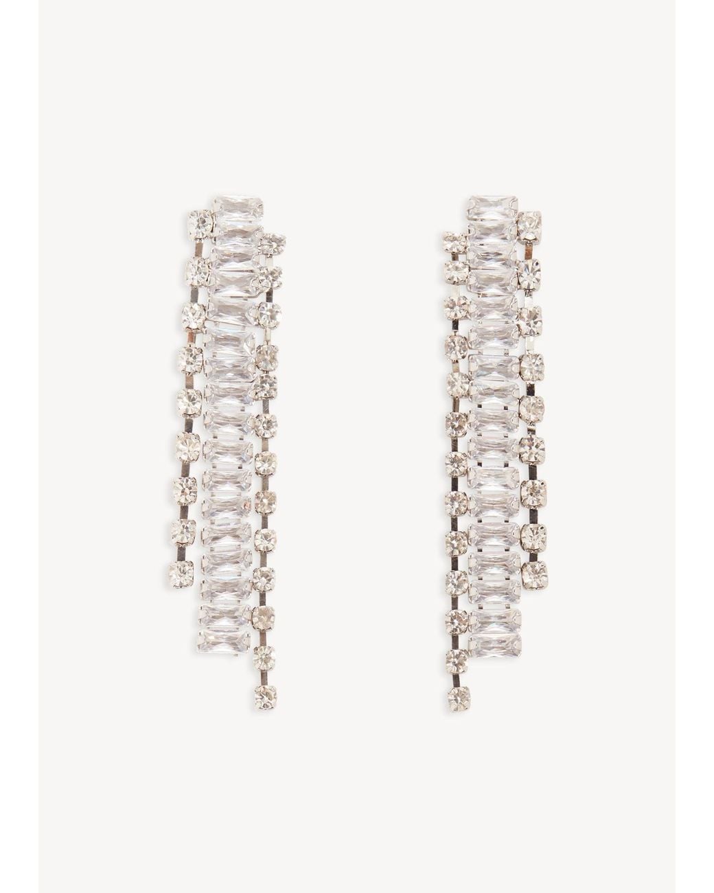 Hobbs White Margaux Earrings