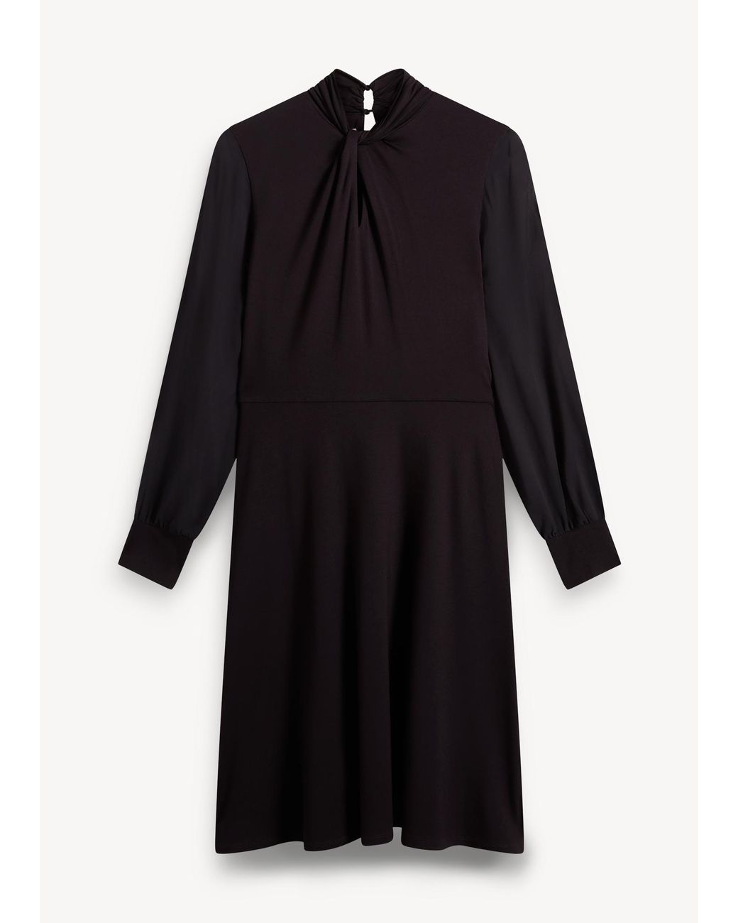 Hobbs Black Marian Jersey Dress
