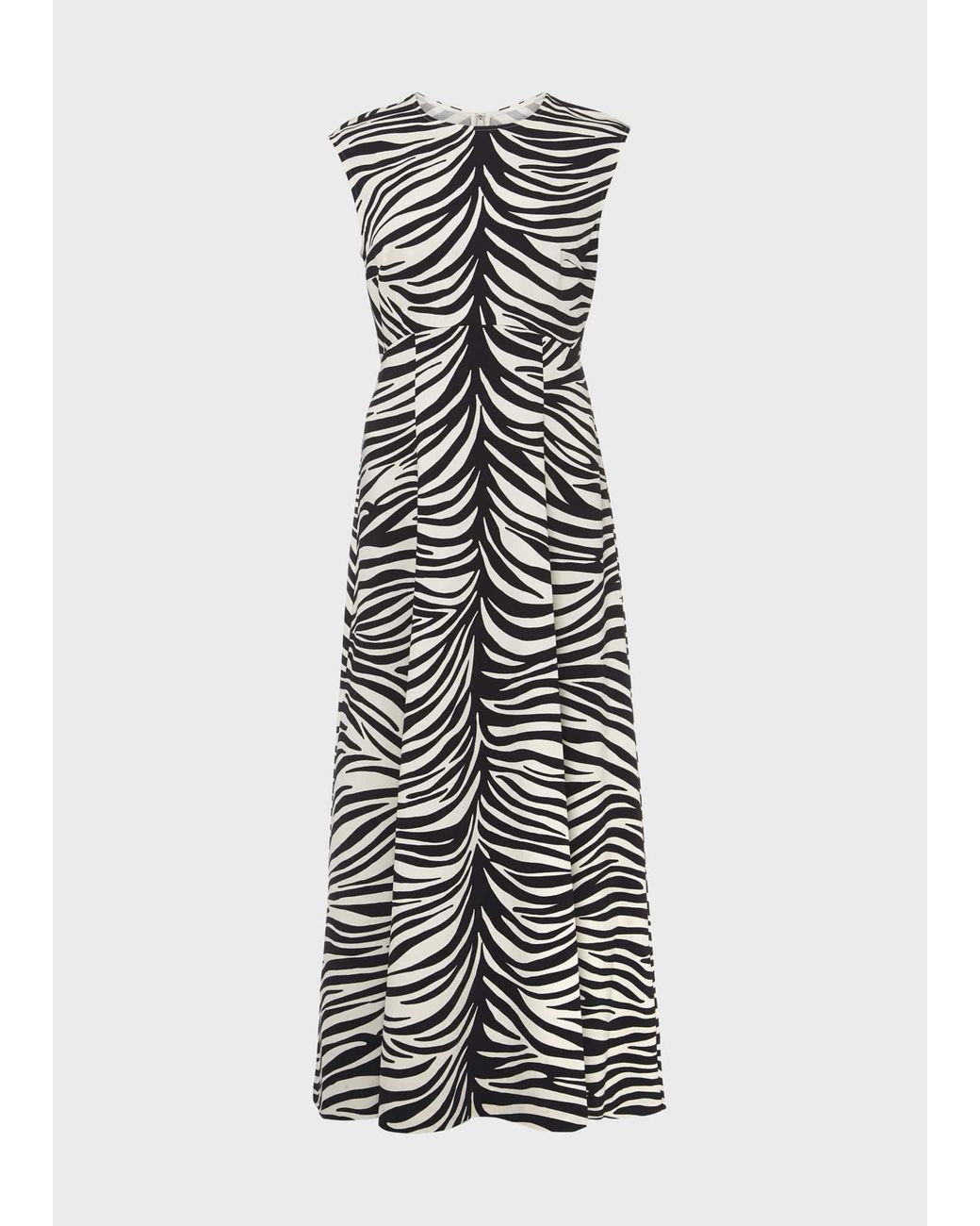 Hobbs Gray Gatcombe Fit And Flare Dress