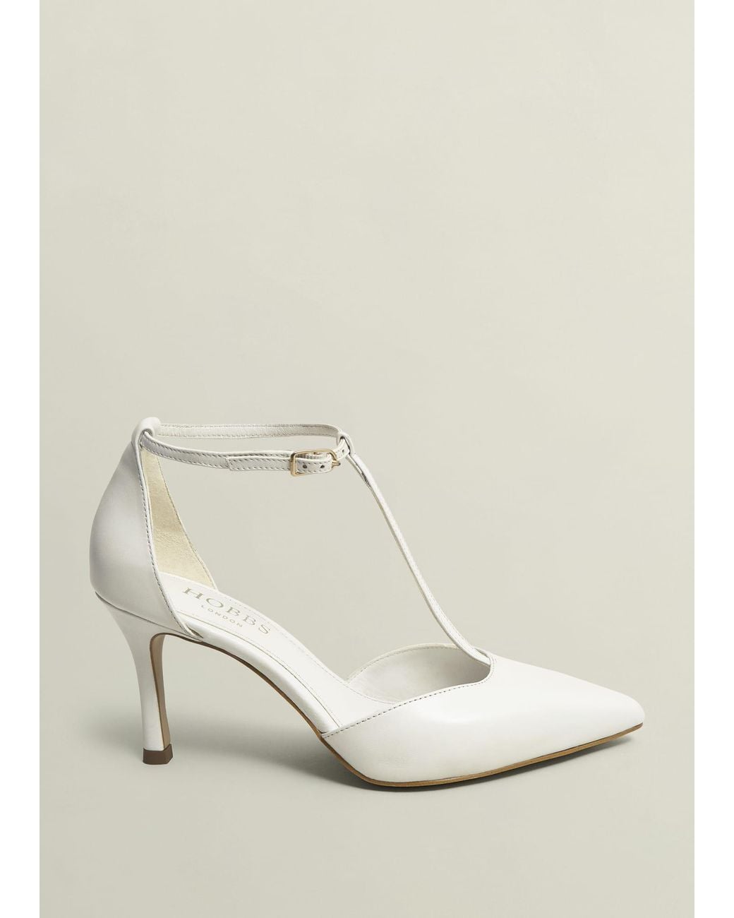 Hobbs Natural Alice T-Bar Leather Courts