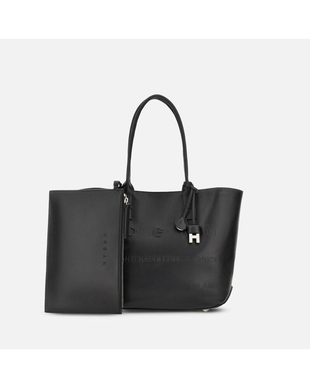 Hogan Black Totes, (One Size)