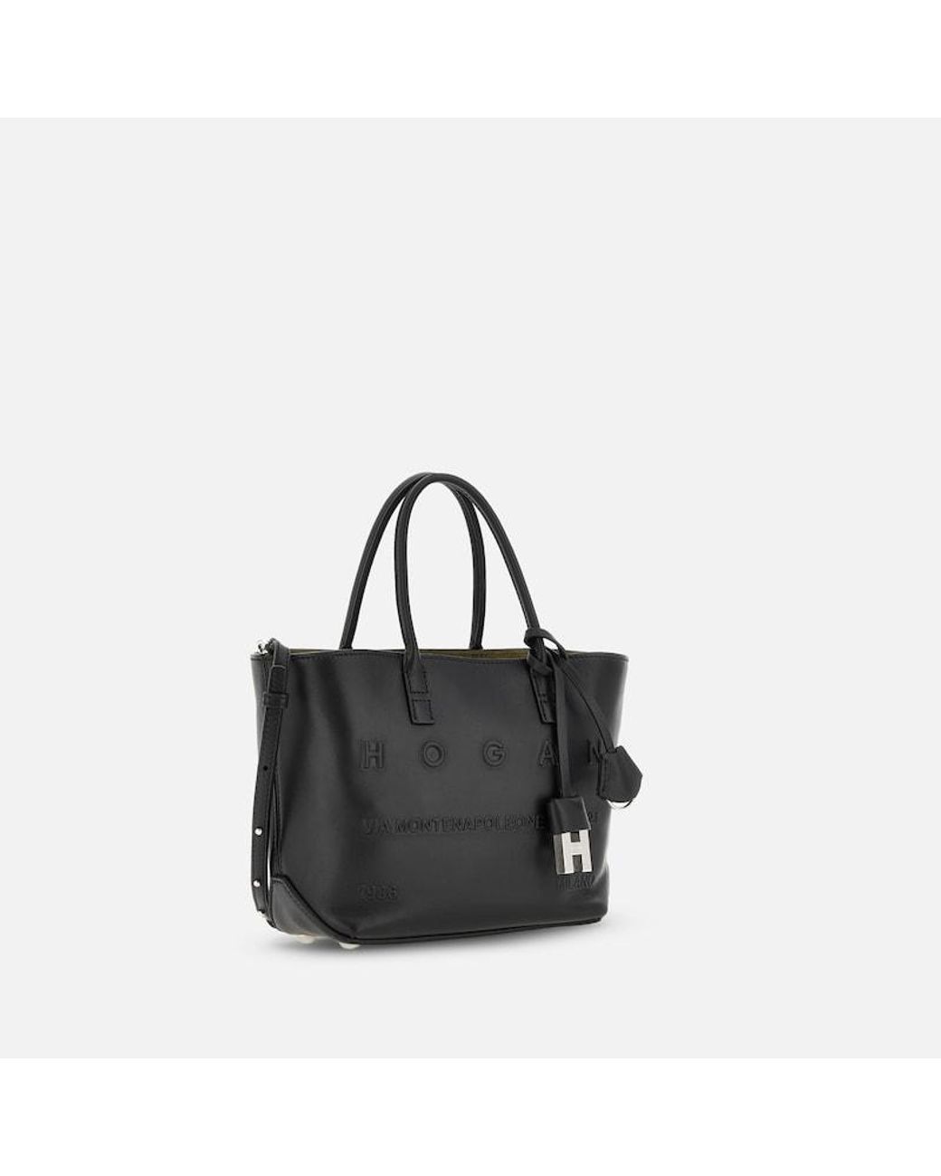 Hogan Black Totes, (One Size)