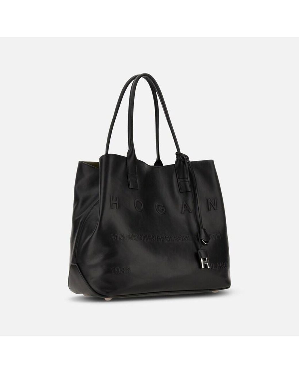 Hogan Black Totes, (One Size)