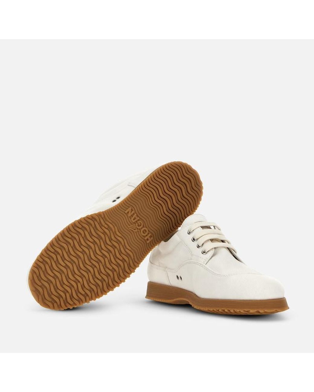 Hogan White Flat Sneaker, for men