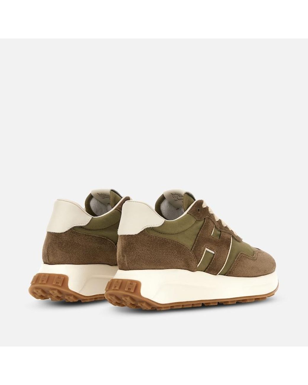 Hogan Brown Sporty Sneakers,