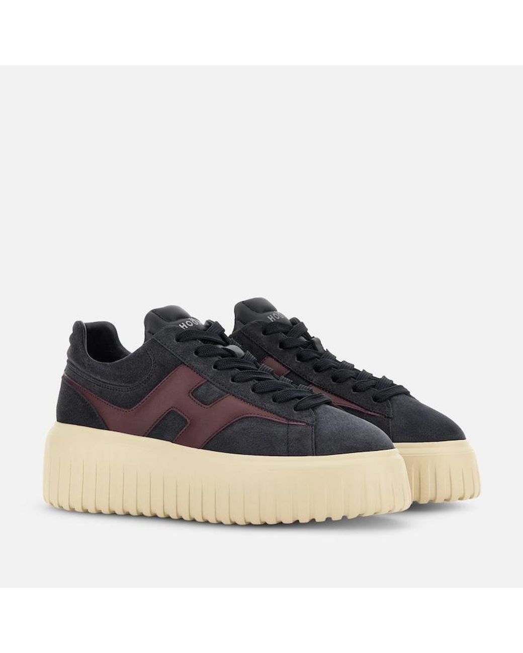 Hogan Blue H-Stripes Sneakers