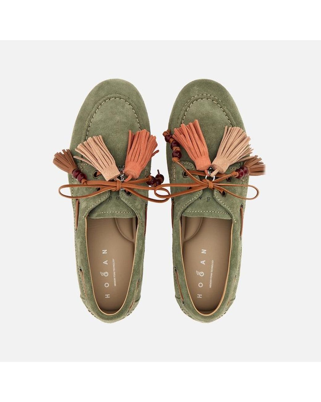 Hogan Green Loafers,