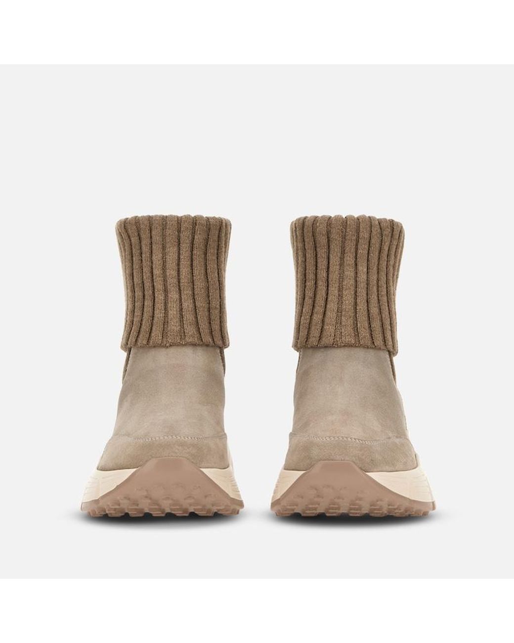 Hogan Brown Sporty Sneakers,