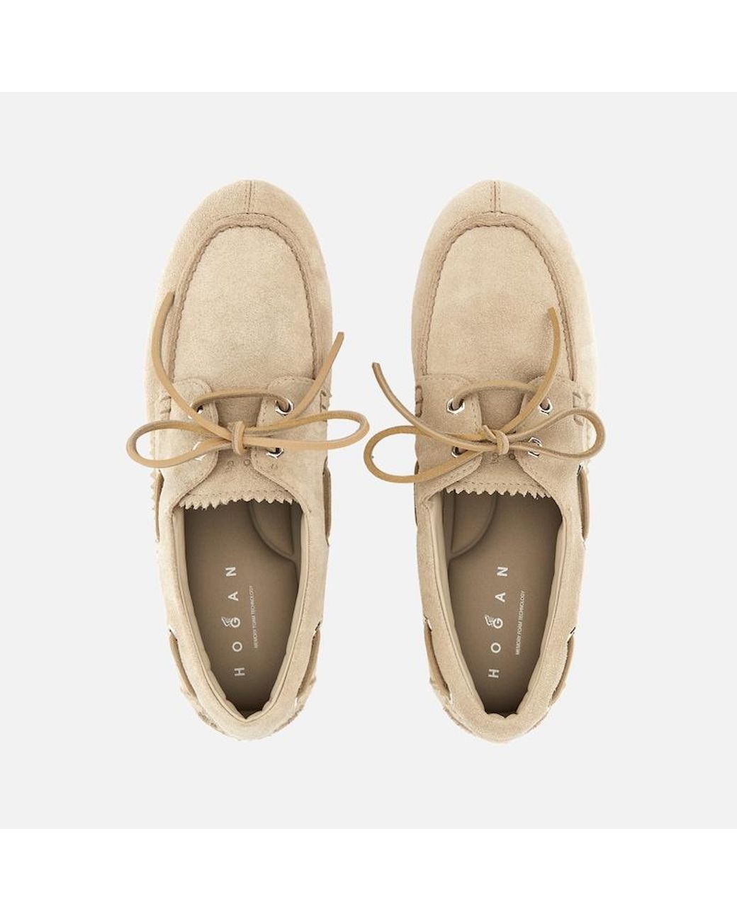 Hogan Natural Loafers,