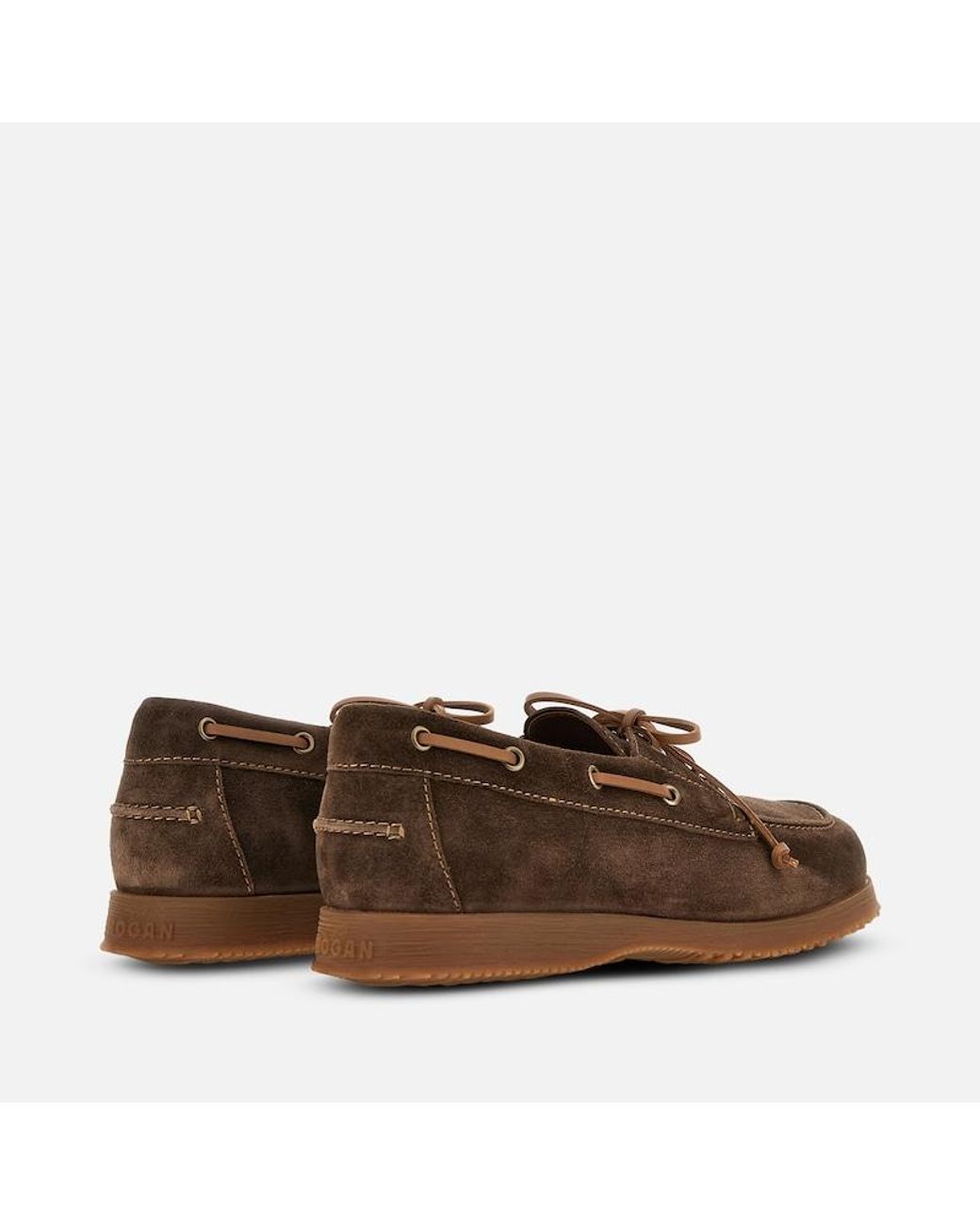 Hogan Brown Lace-Ups And Moccasins, for men