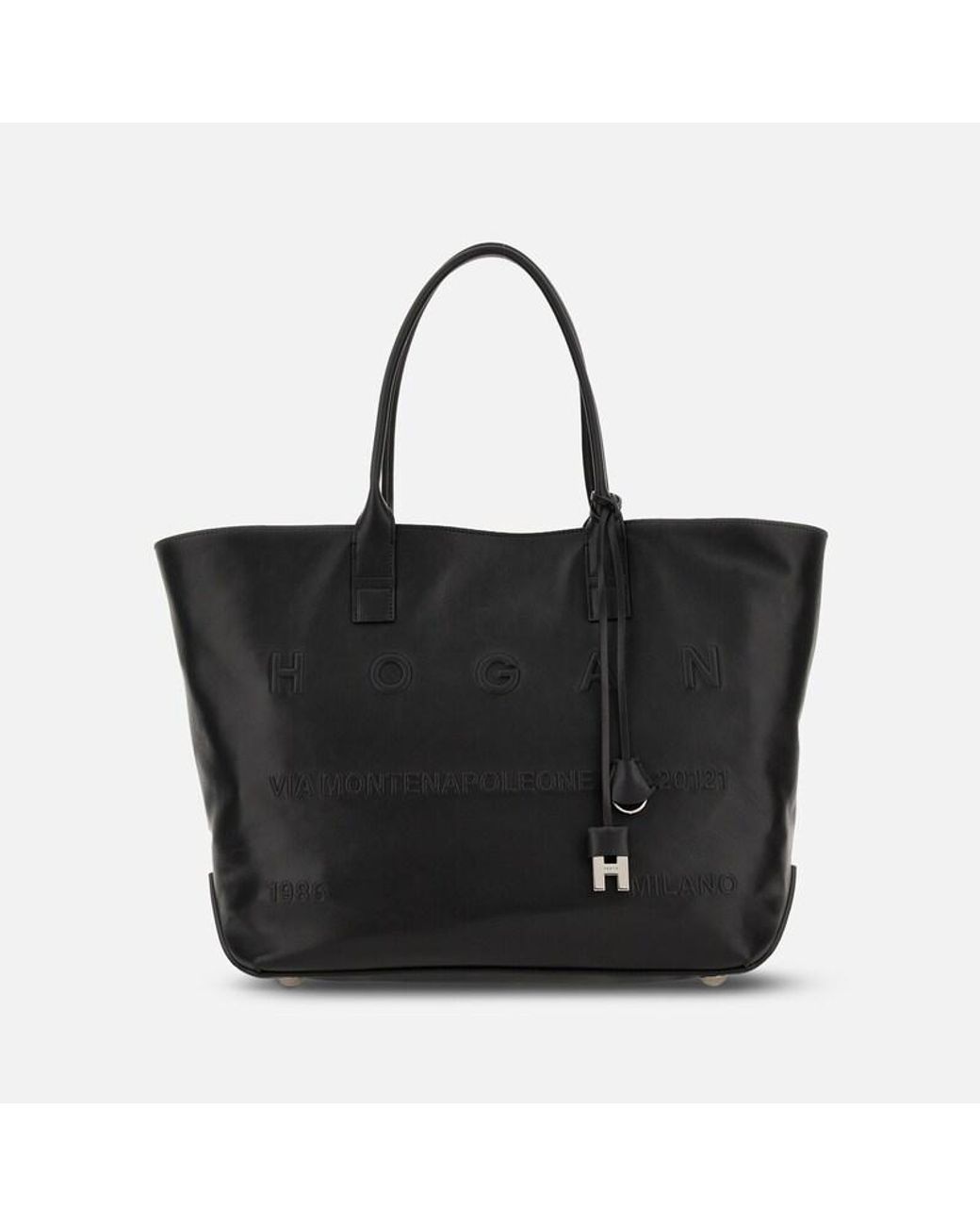 Hogan Black Totes, (One Size)