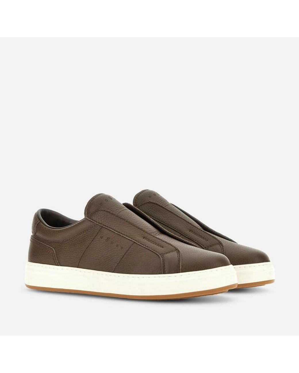 Hogan Brown Flat Sneaker, for men