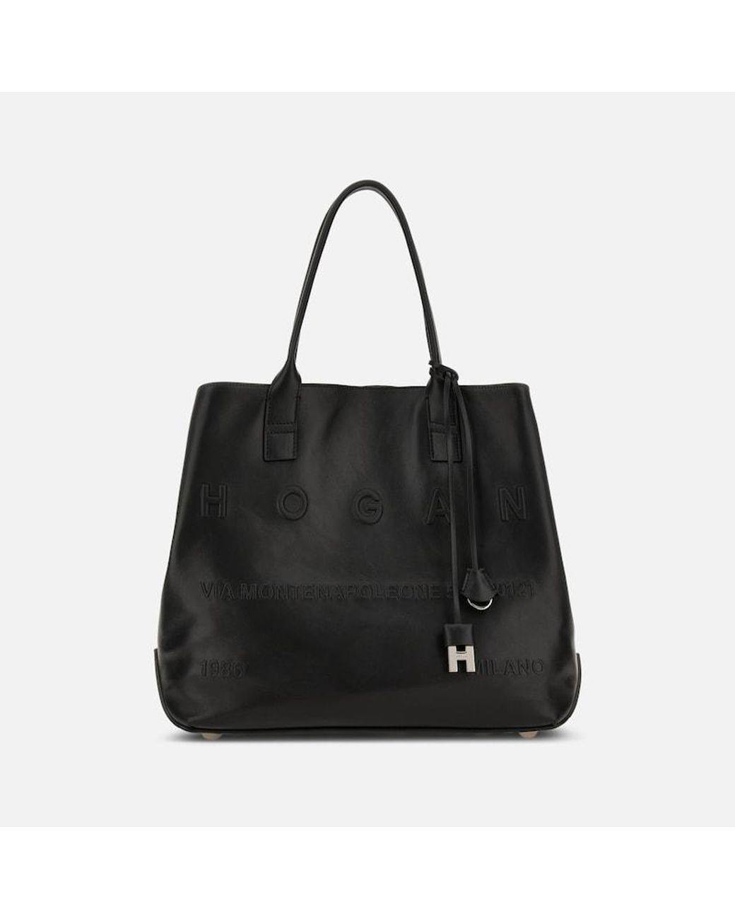 Hogan Black Totes, (One Size)
