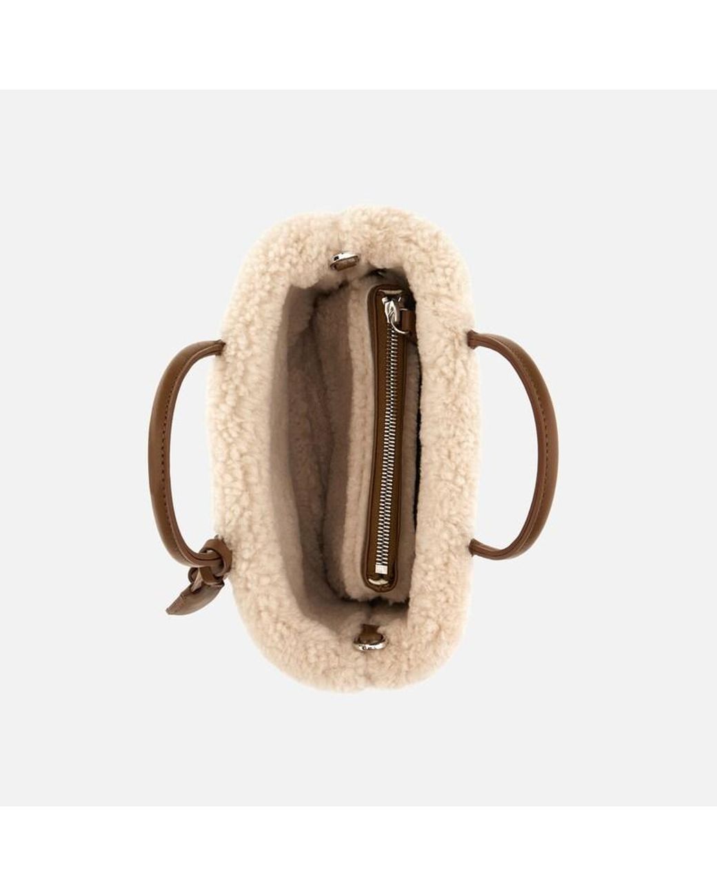 Sac Shopping Address Mini Hogan en coloris Brown