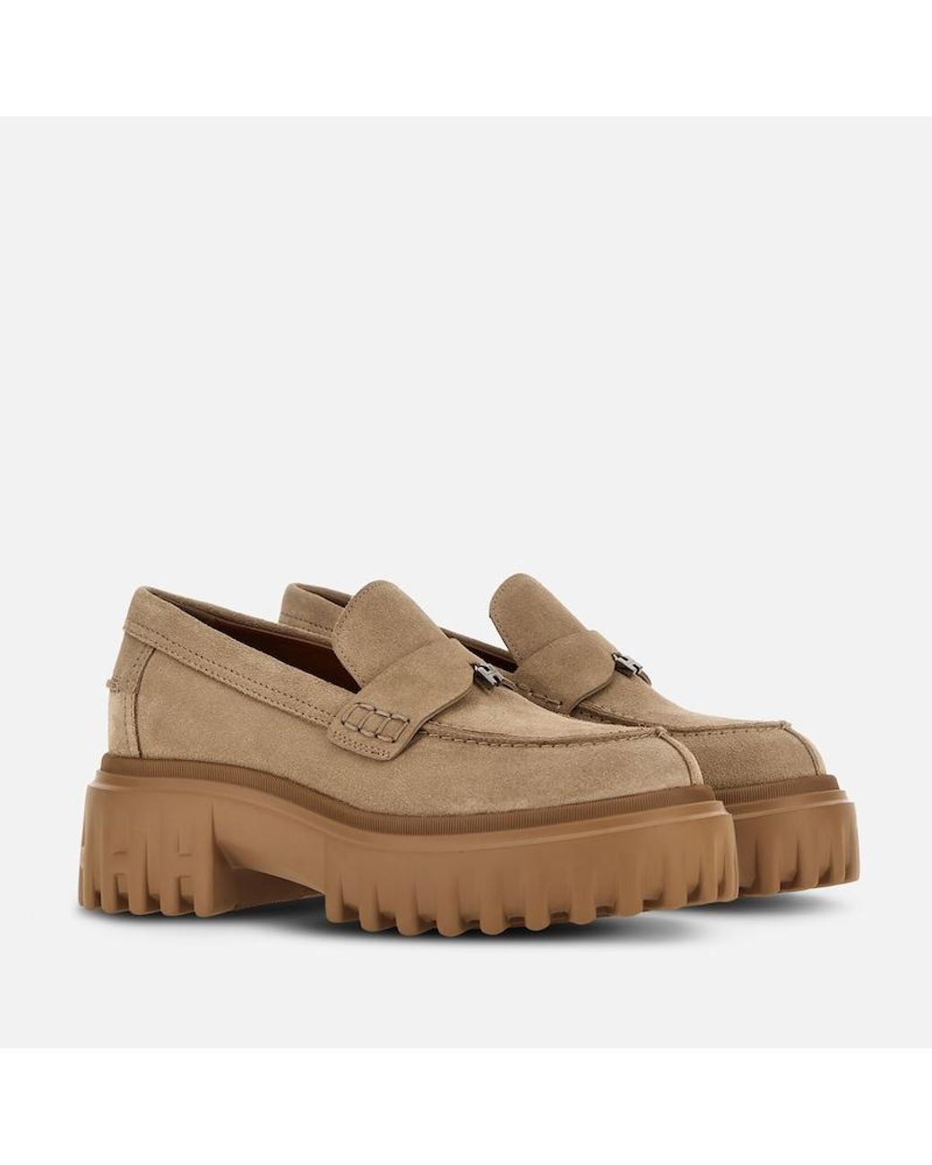 Hogan Natural Loafers,