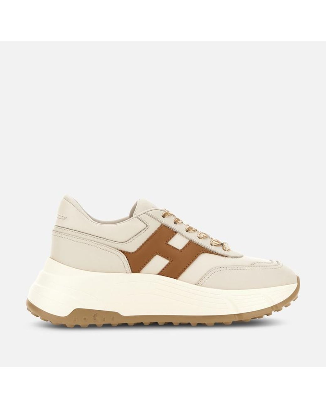 Hogan Natural Sporty Sneakers, ,Off