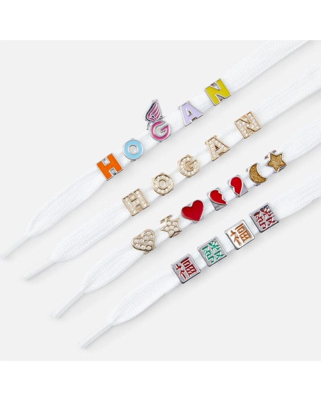 Hogan White Charms, (One Size)