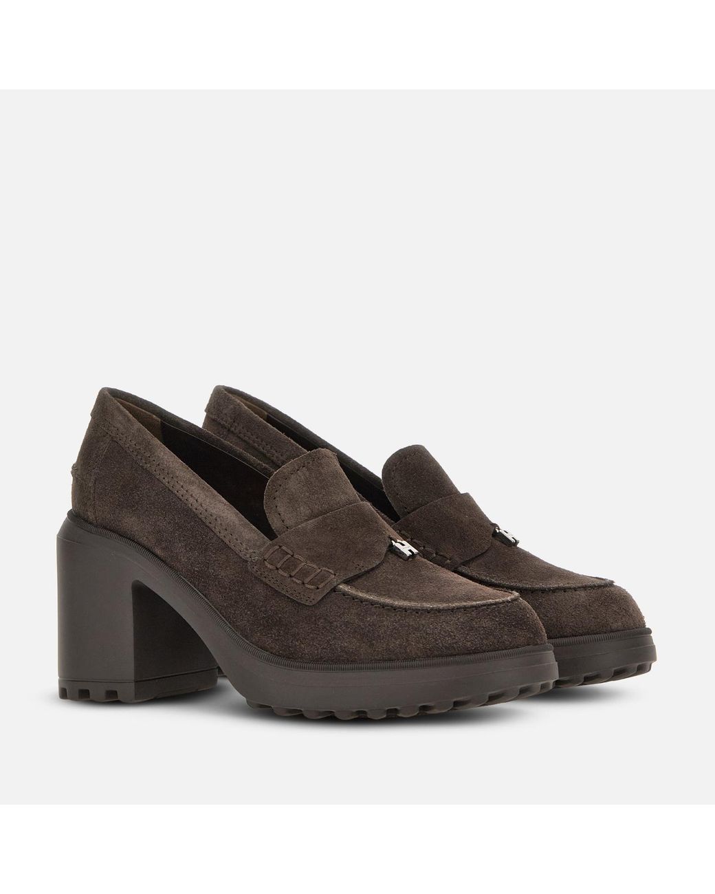 Hogan Brown Loafers H724